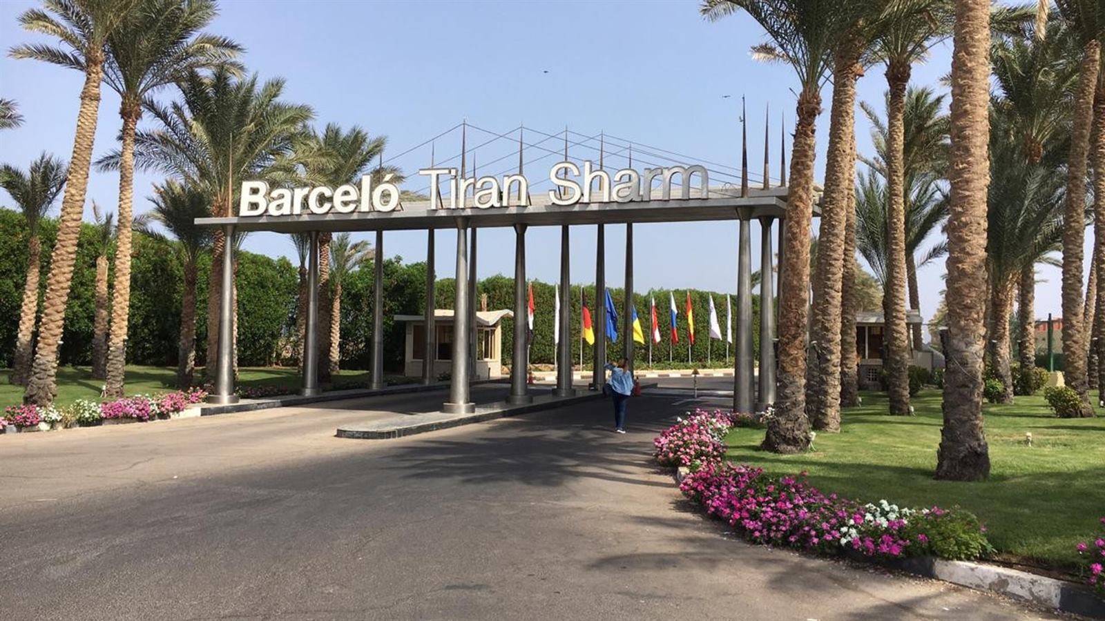 Barceló Tiran Sharm entrance in Nabq Bay