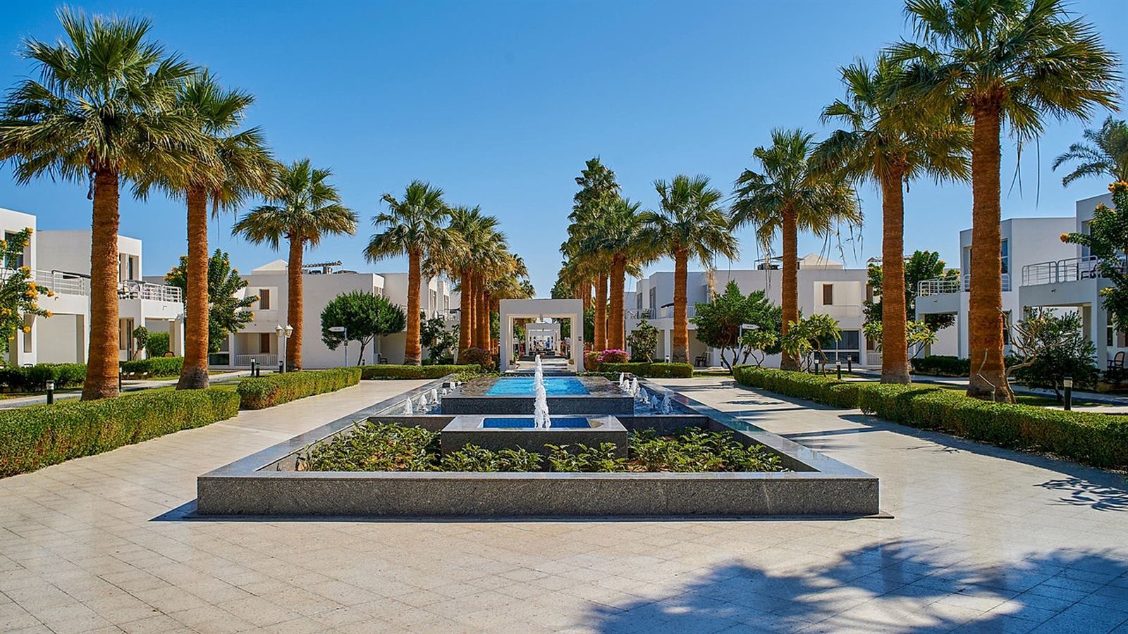 Maritim Jolie Ville Resort and Casino Naama Bay entrance in Naama Bay