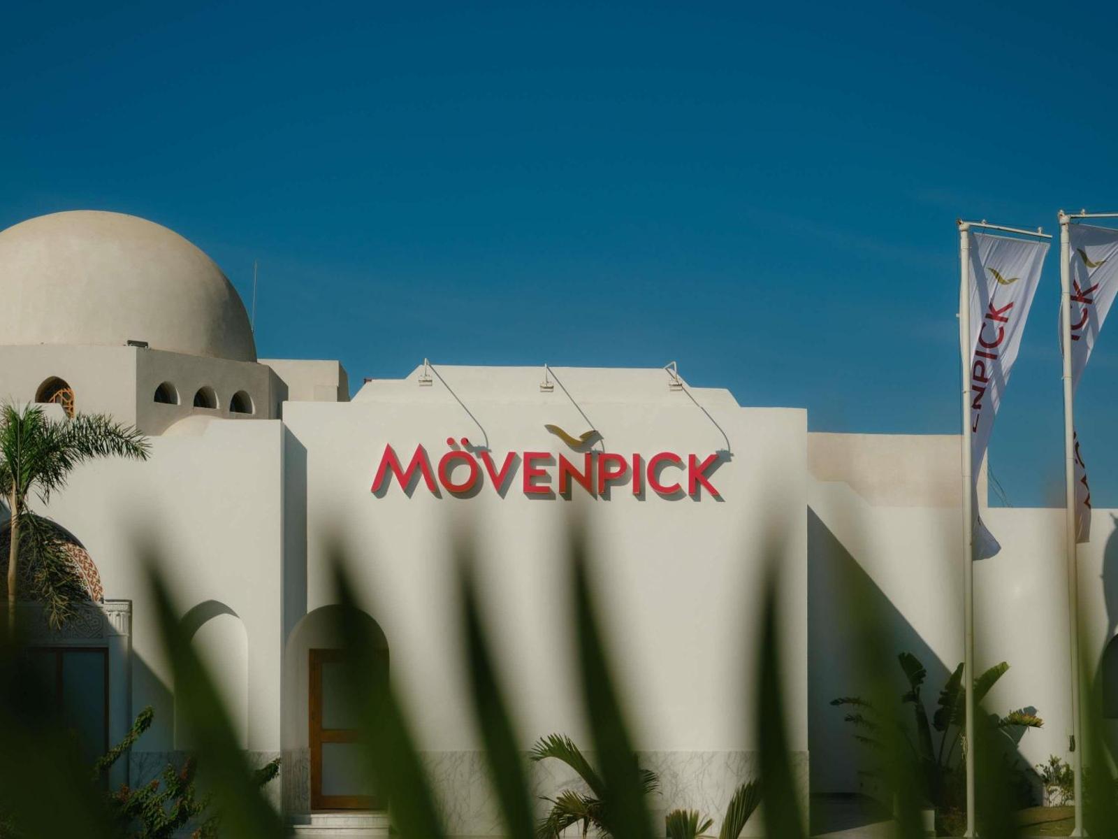 Mövenpick Resort Sharm El Sheikh entrance in Naama Bay