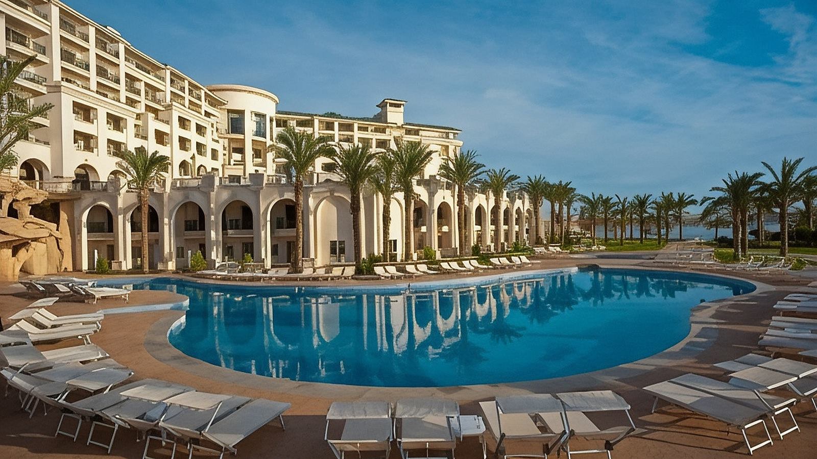 Stella Di Mare Beach Hotel and Spa entrance in Naama Bay